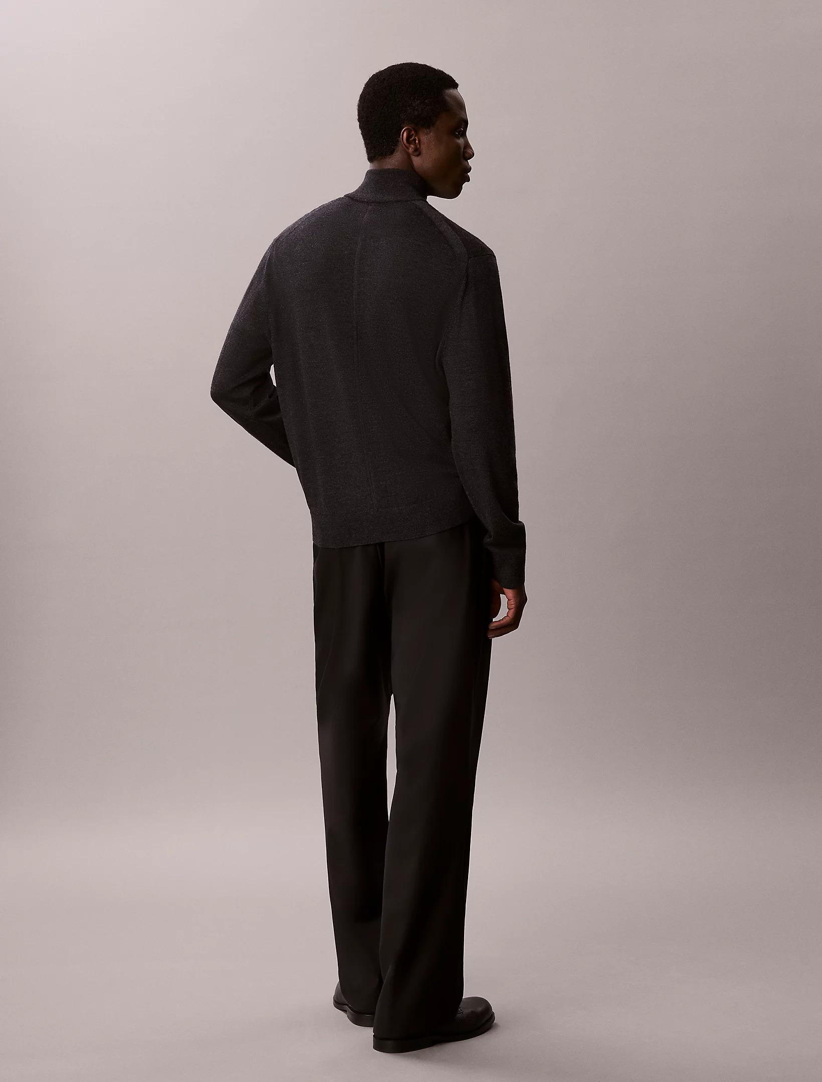 CALVIN KLEIN - 100% Merino Full Zip 14GG