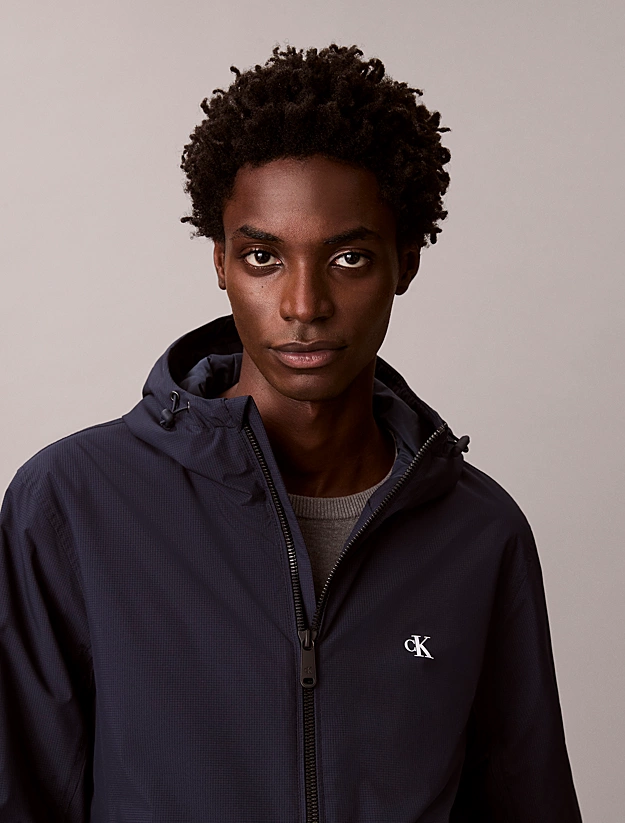 CALVIN KLEIN JEANS - Hooded Ripstop Jacket
