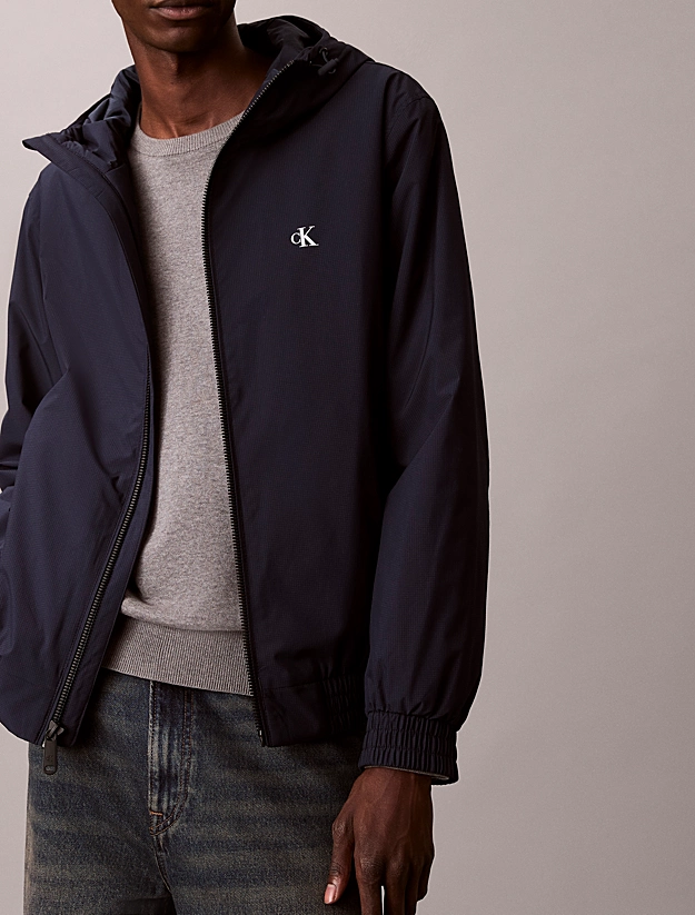 CALVIN KLEIN JEANS - Hooded Ripstop Jacket