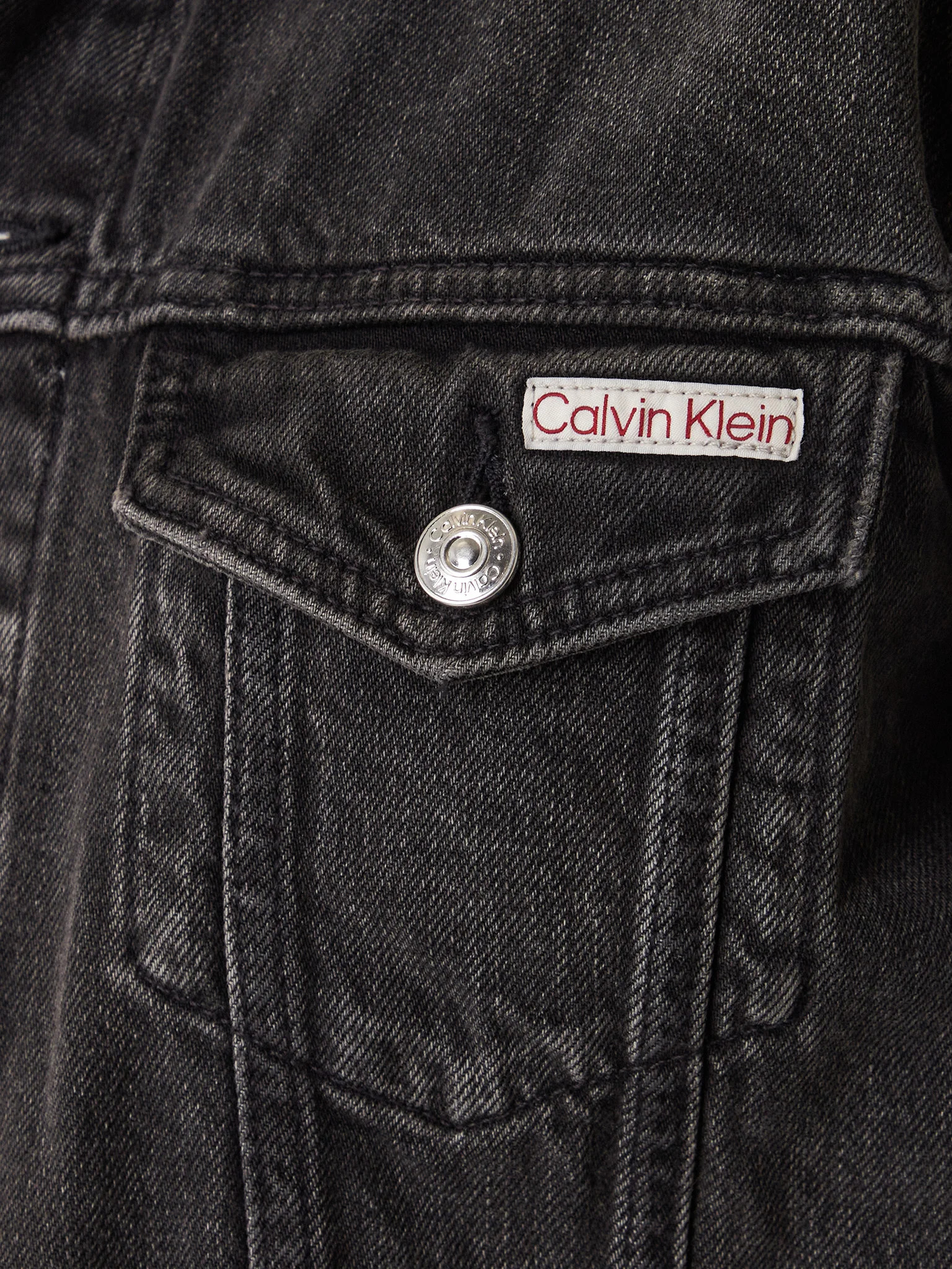CALVIN KLEIN JEANS - Klein Black Classic Trucker Jacket