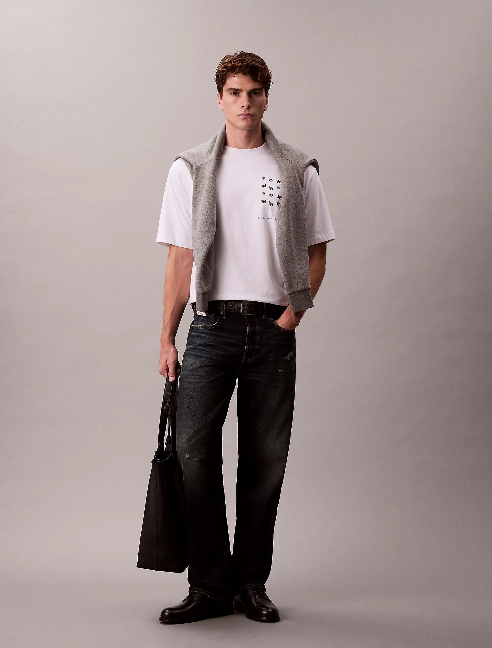 CALVIN KLEIN JEANS - Somewhere Graphic Relaxed T-Shirt