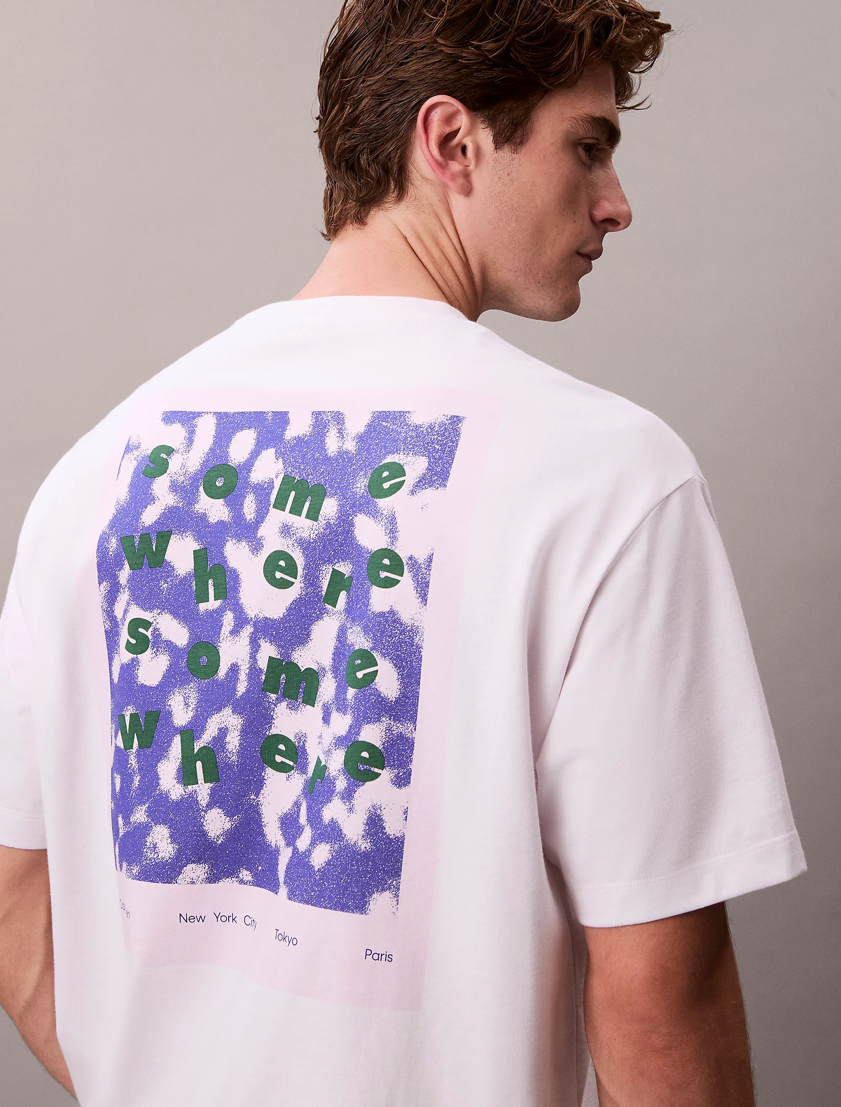 CALVIN KLEIN JEANS - Somewhere Graphic Relaxed T-Shirt