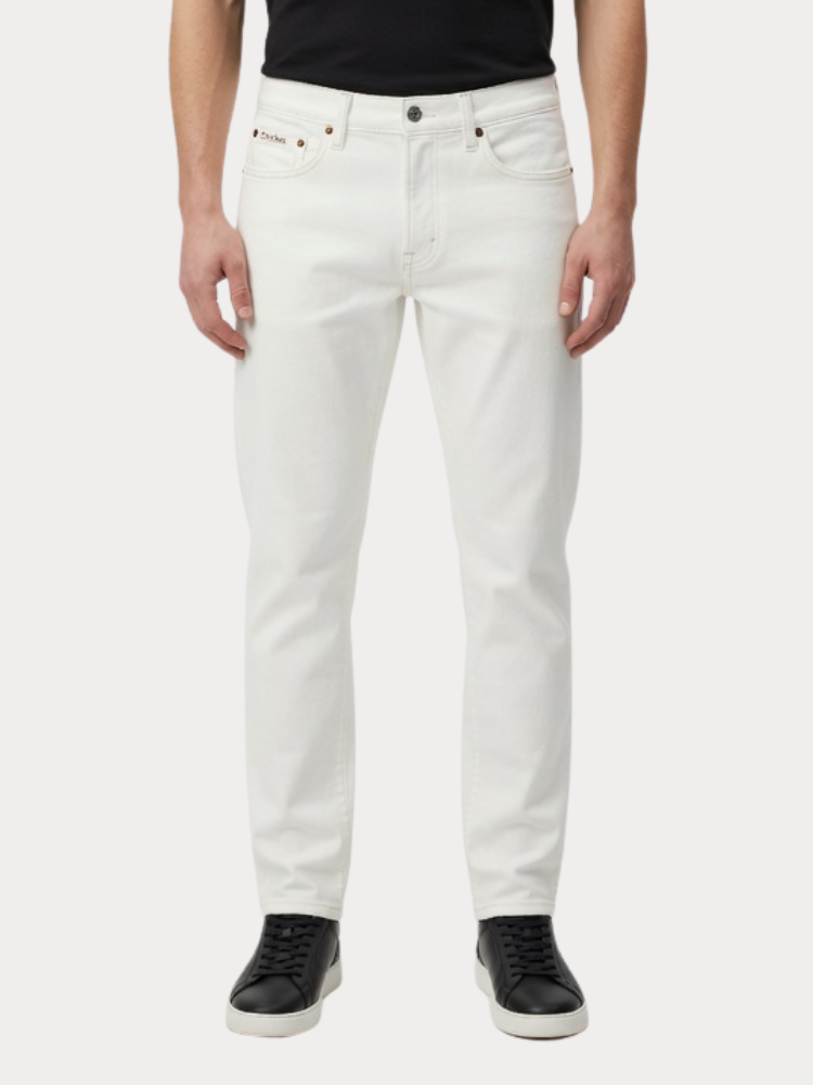 CALVIN KLEIN JEANS - Classic Taper Chalk White Jean
