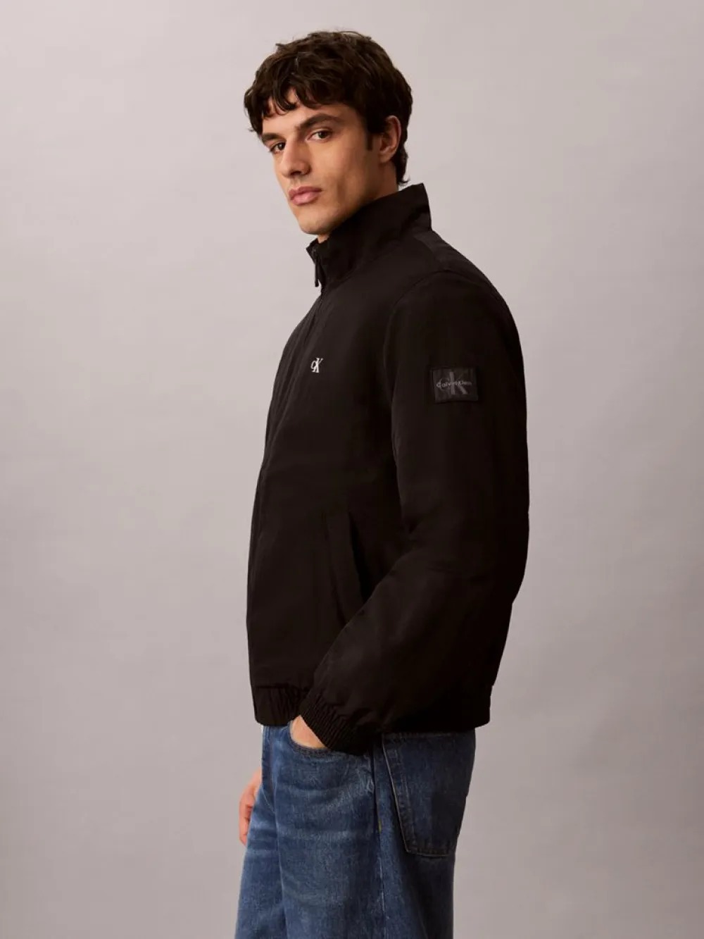 CALVIN KLEIN JEANS - Padded Nylon Harrington Jac