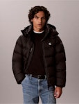 Nylon Zip Off Hood Puffer