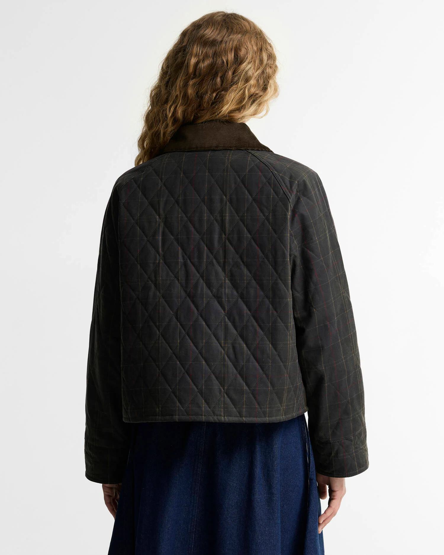 BARBOUR - Tartan Reimagined Icons Tartan Quilted Spey Waxed Jacket