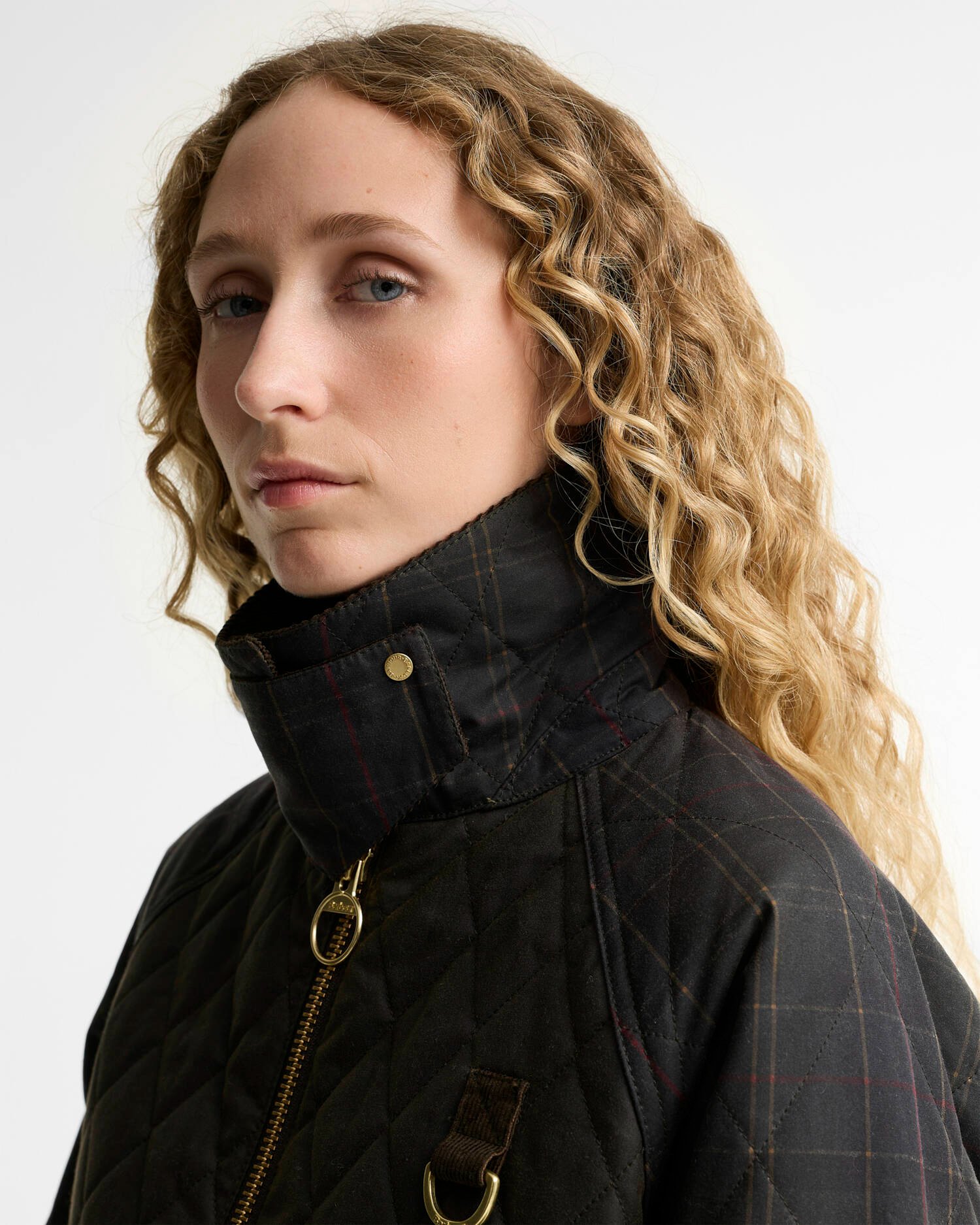 BARBOUR - Tartan Reimagined Icons Tartan Quilted Spey Waxed Jacket