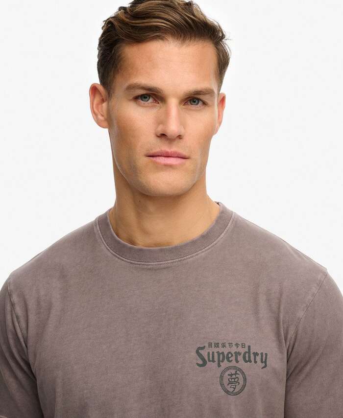 SUPERDRY - D2 Tokyo Narrative Loose Tee