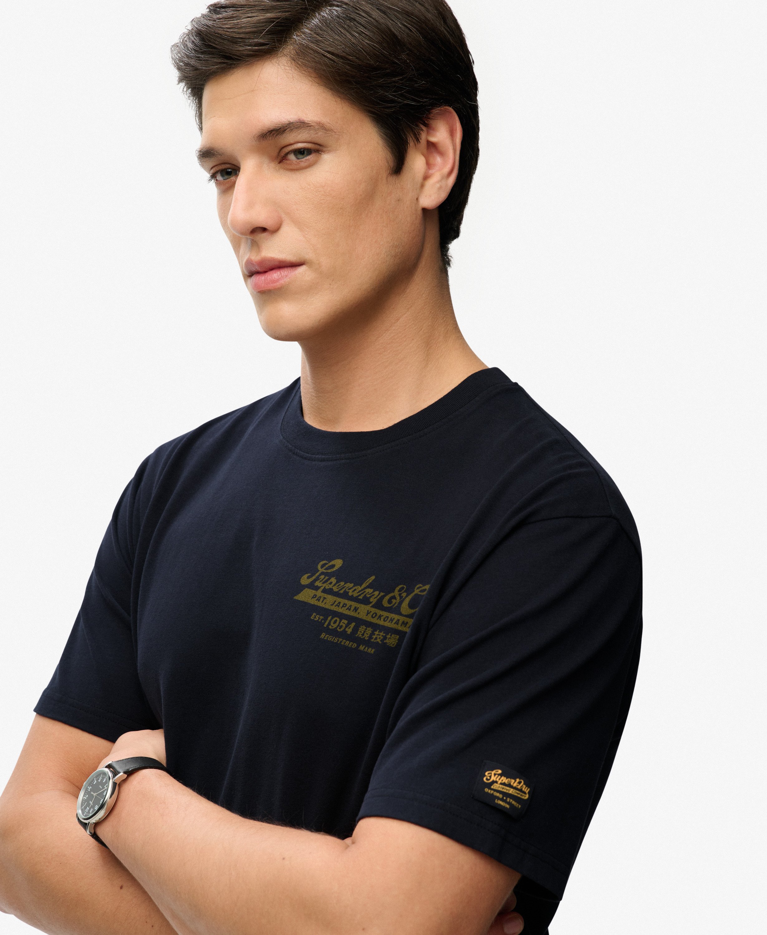 SUPERDRY - D3 Heritage Biker Loose Tee