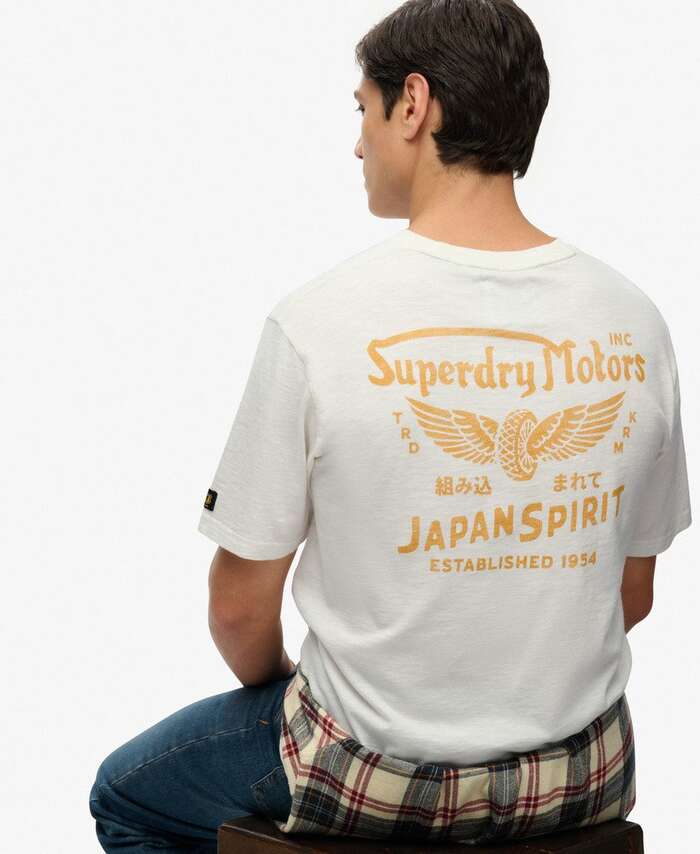 SUPERDRY - D3 Heritage Biker Loose Tee