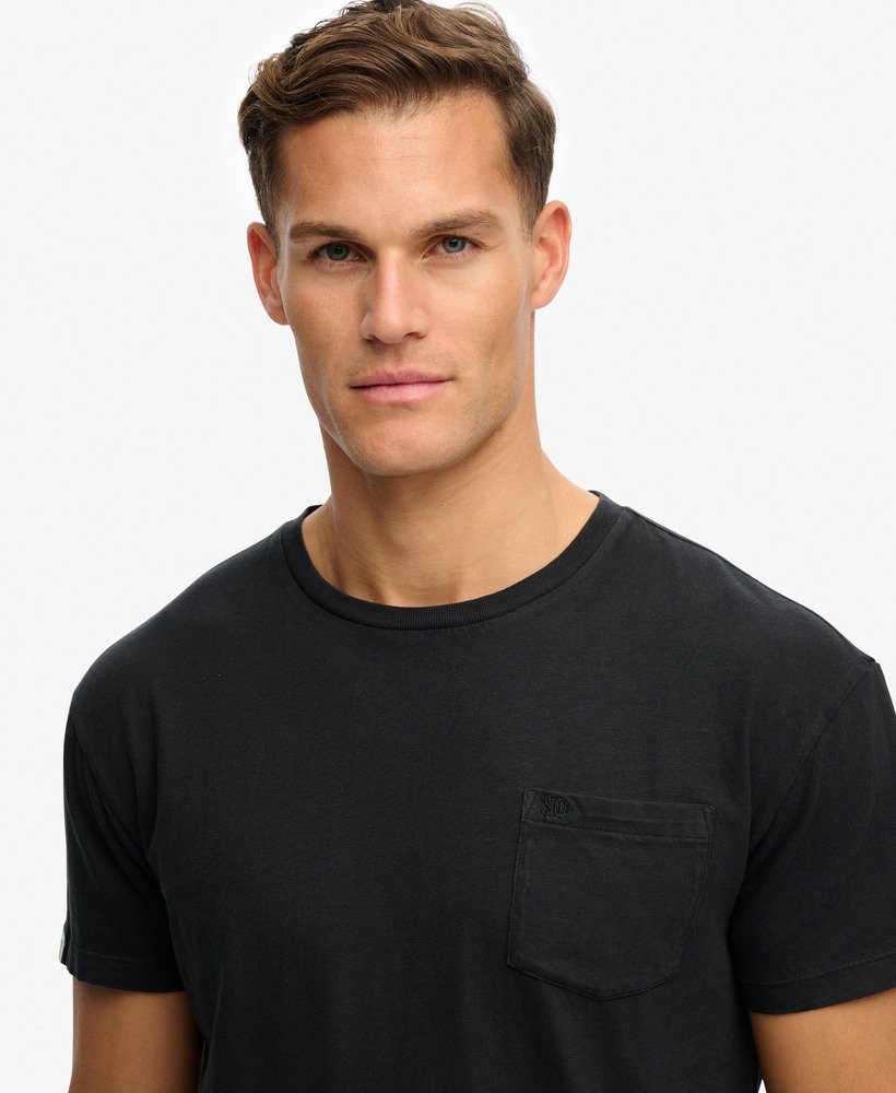 SUPERDRY - Cotton Classic Linen Pocket Tee