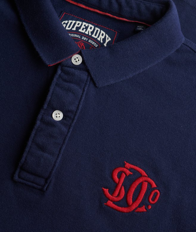 SUPERDRY - D2 Pique Monogram Polo