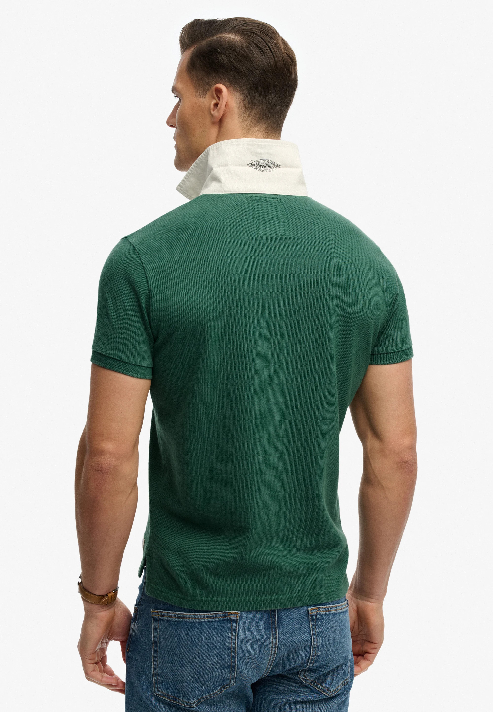 SUPERDRY - Ovin Vintage Pique Rugby Polo