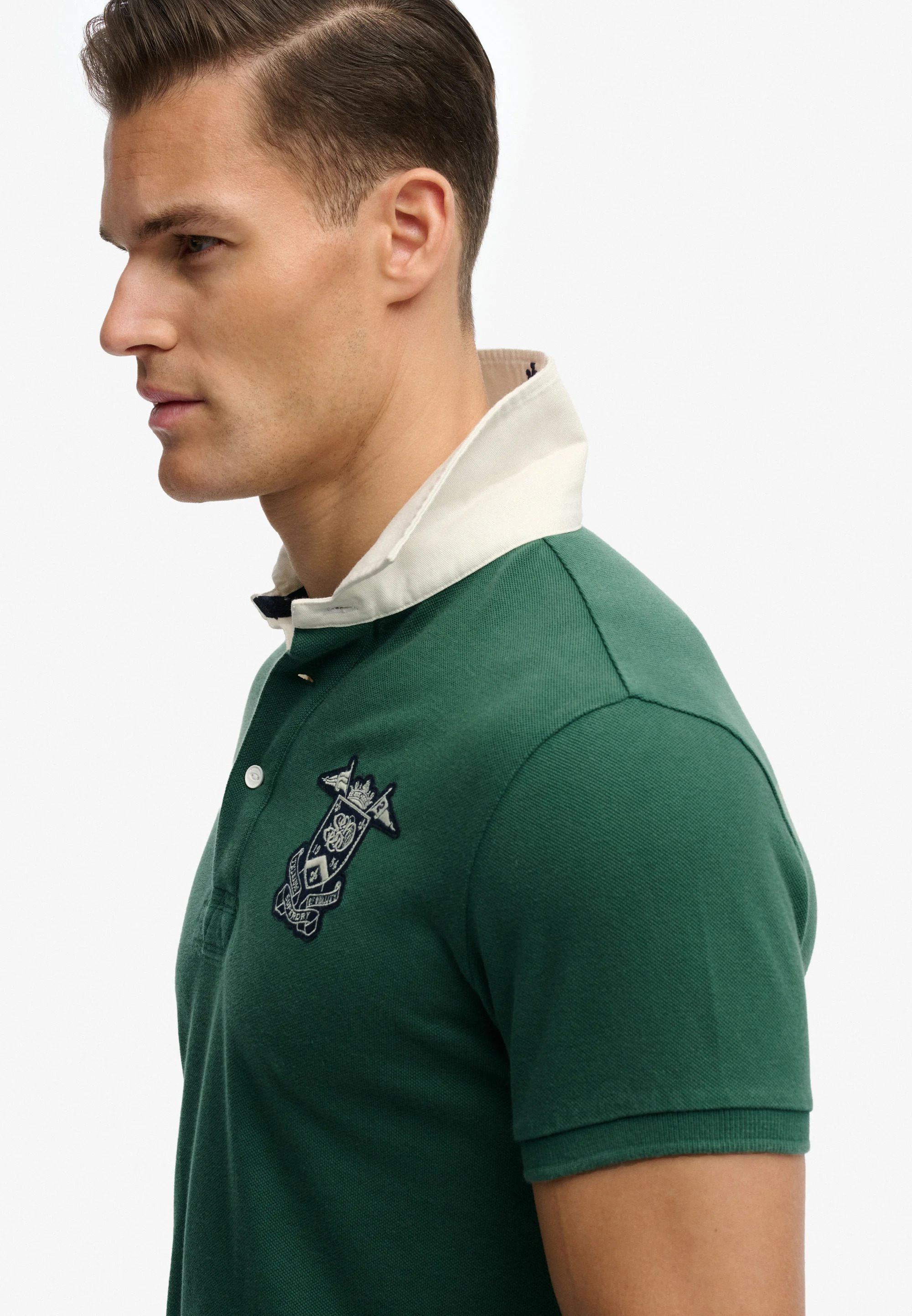 SUPERDRY - Ovin Vintage Pique Rugby Polo