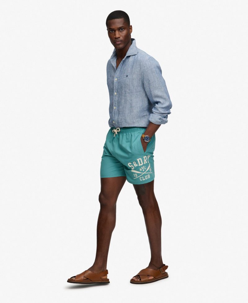 SUPERDRY - D3 Printed Logo 16 Swim Short