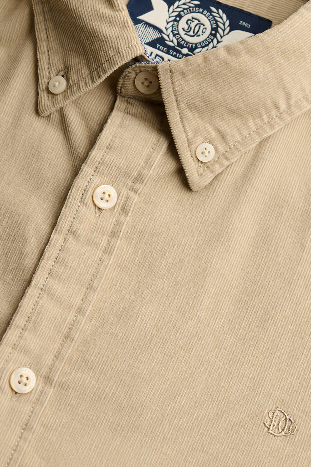 SUPERDRY - D3 Stud Classic Cord Shirt