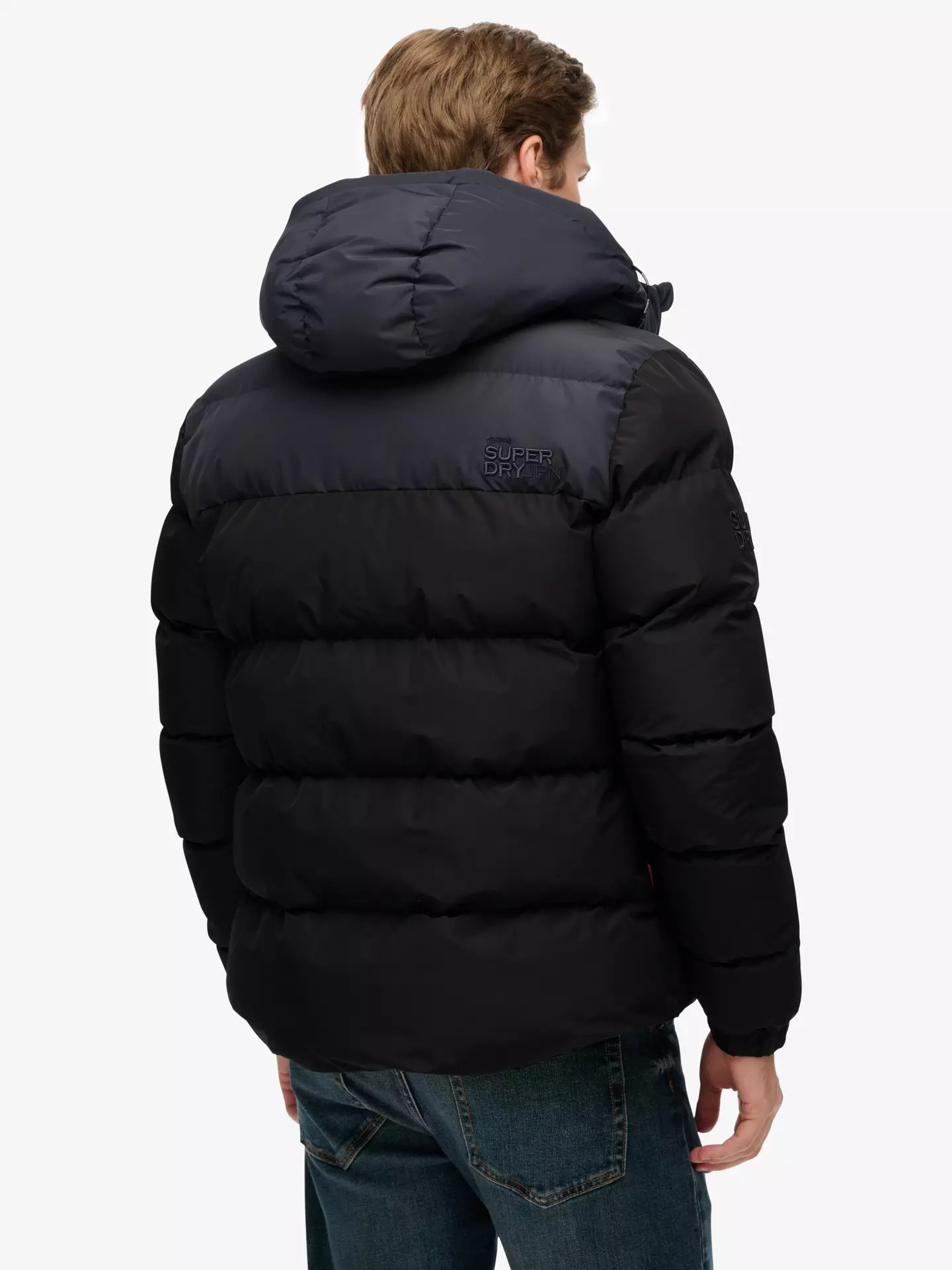 SUPERDRY - Colourblock Hooded Puffer Jacket