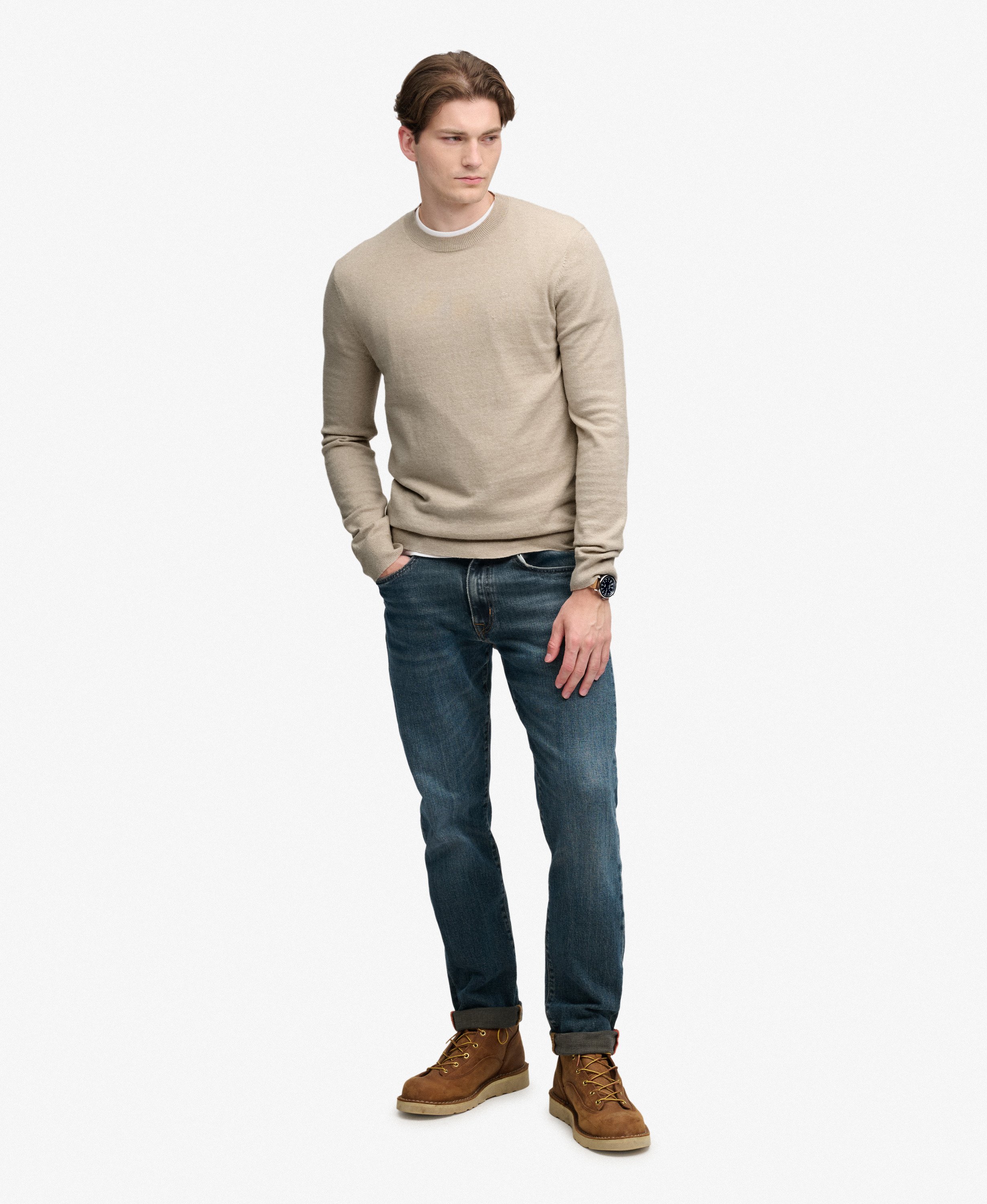 SUPERDRY - Essential Lightweight Wool Blend Jumper