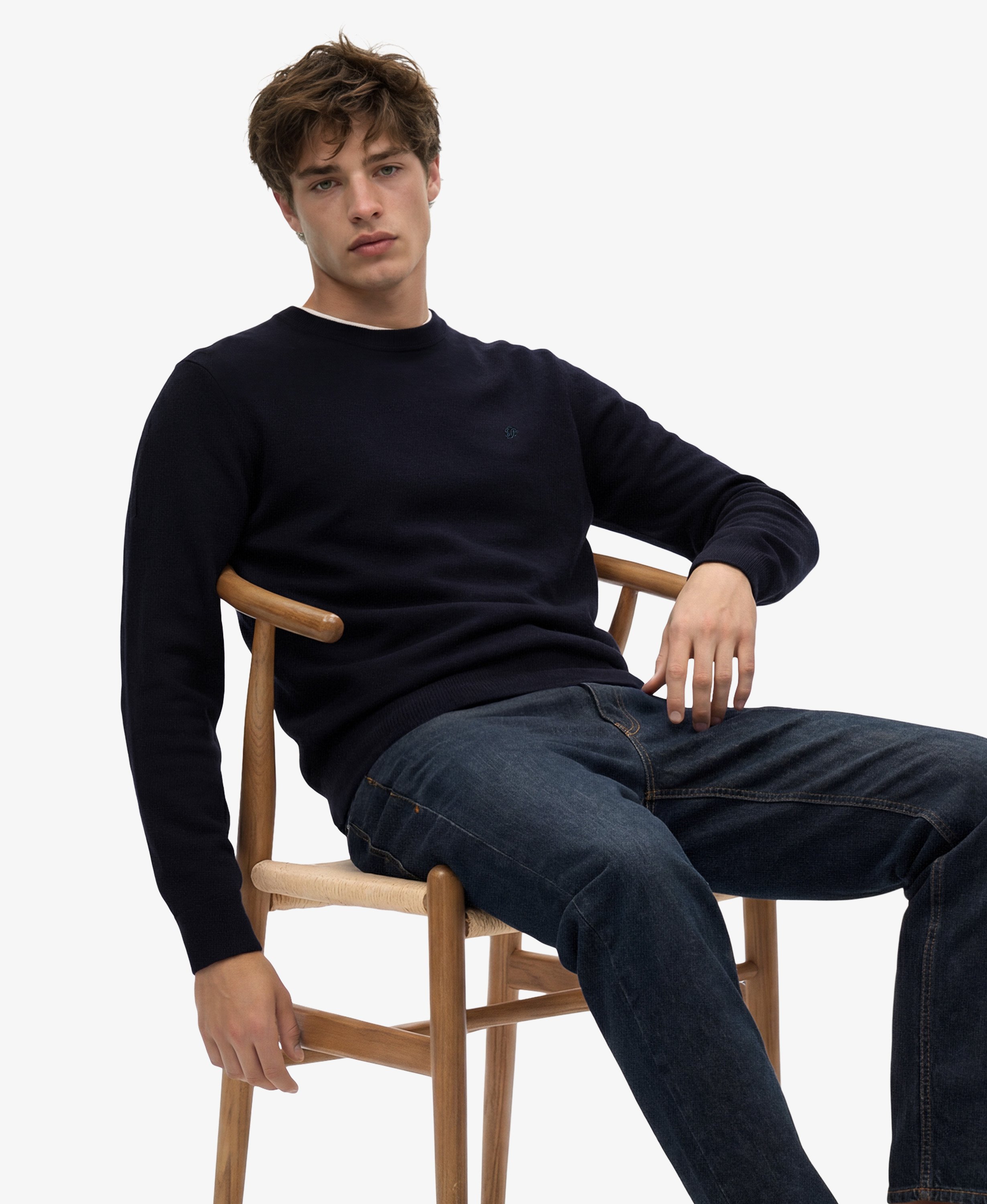 SUPERDRY - Essential Lightweight Wool Blend Jumper