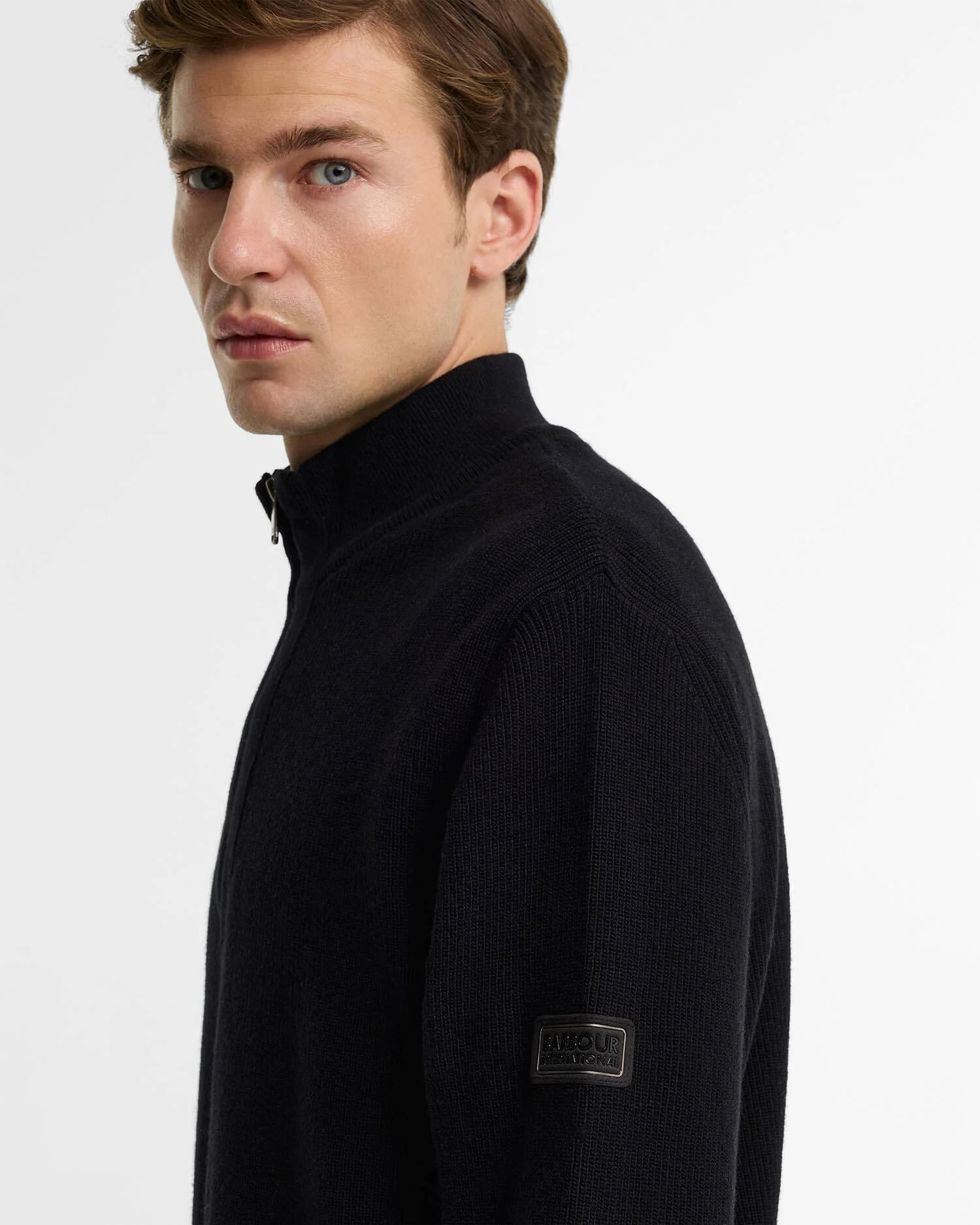 BARBOUR INTERNATIONAL - Crawley Quarter-Zip Jumper