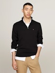 Essential Cotton Zip Mock