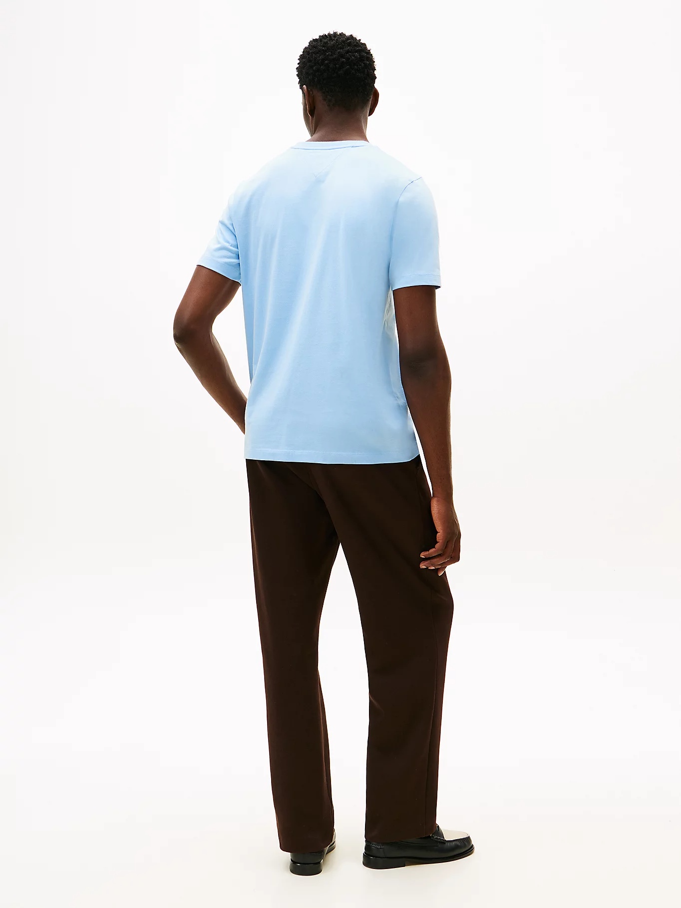 TOMMY HILFIGER - Flag Embroidery Crew Neck T-Shirt