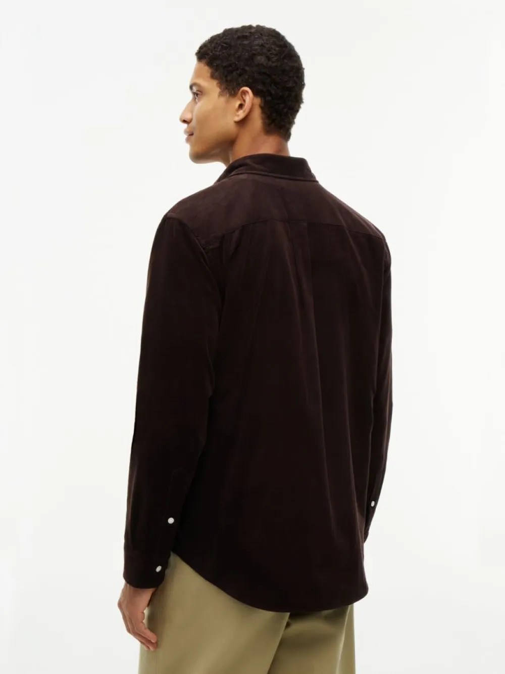 TOMMY HILFIGER - Solid Corduroy Rf Shirt