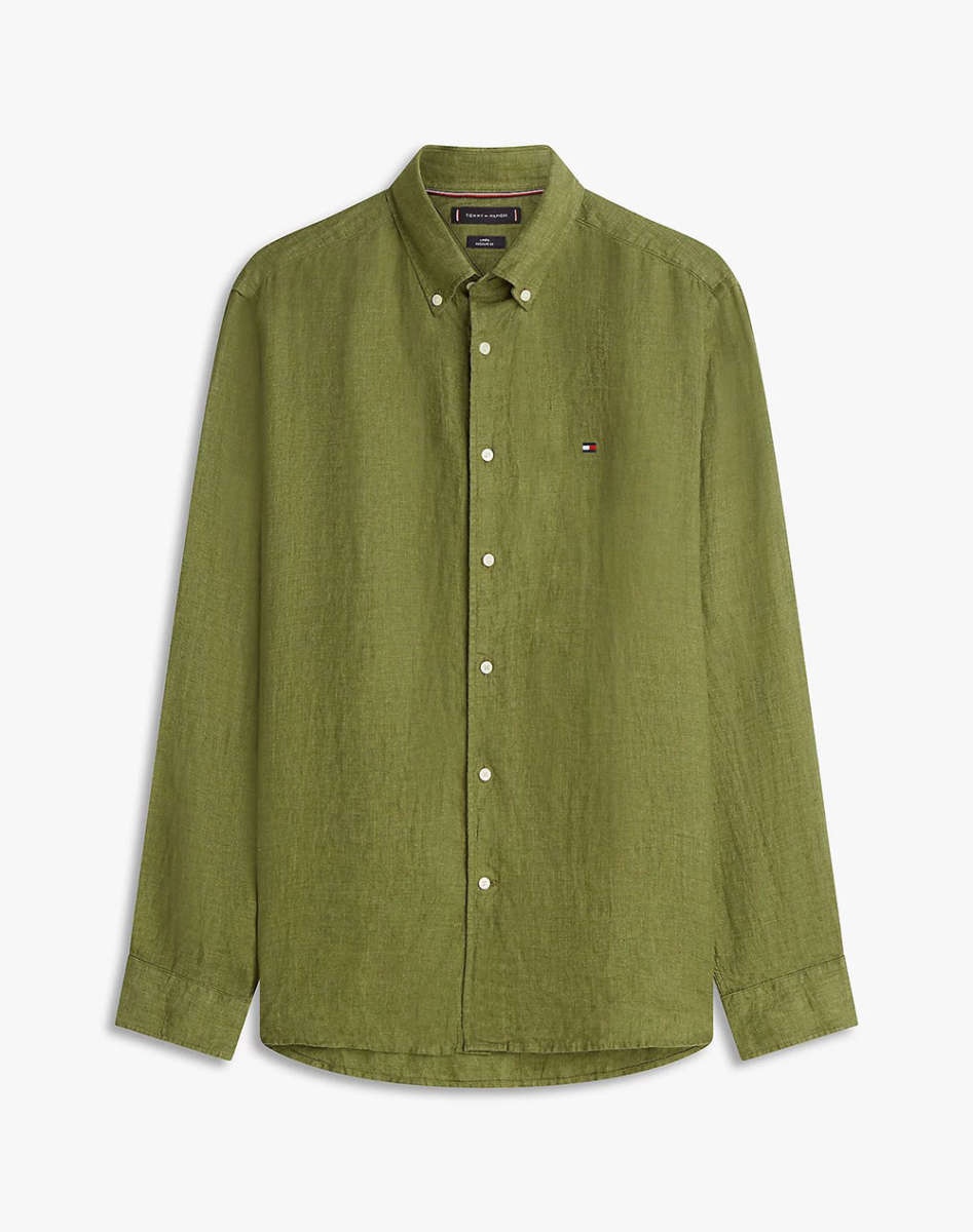 TOMMY HILFIGER - Pigment Dyed Solid Shirt