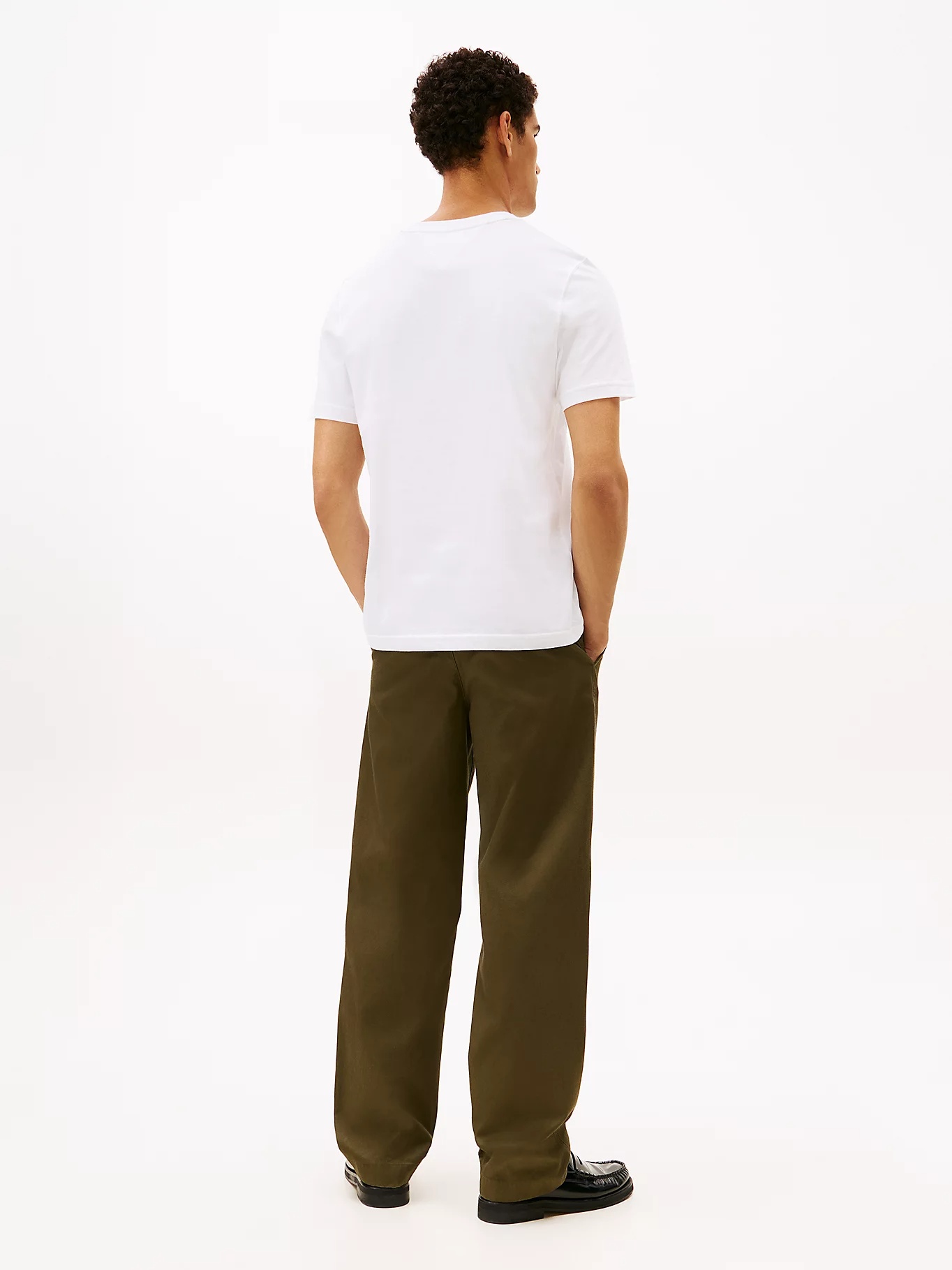 TOMMY HILFIGER - Logo Embroidery Crew Neck T-Shirt