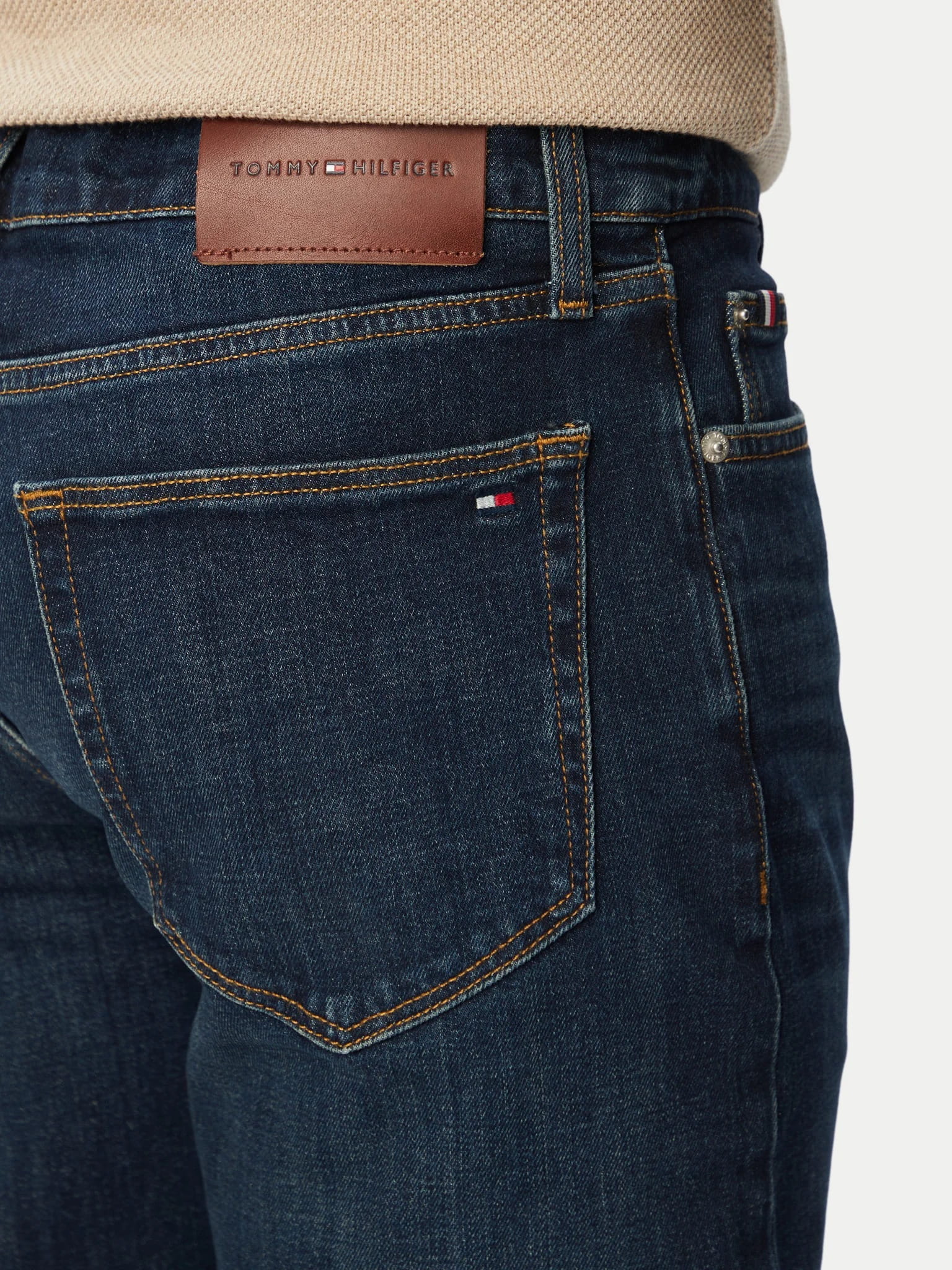 TOMMY HILFIGER - Slim Straight Denton Tex