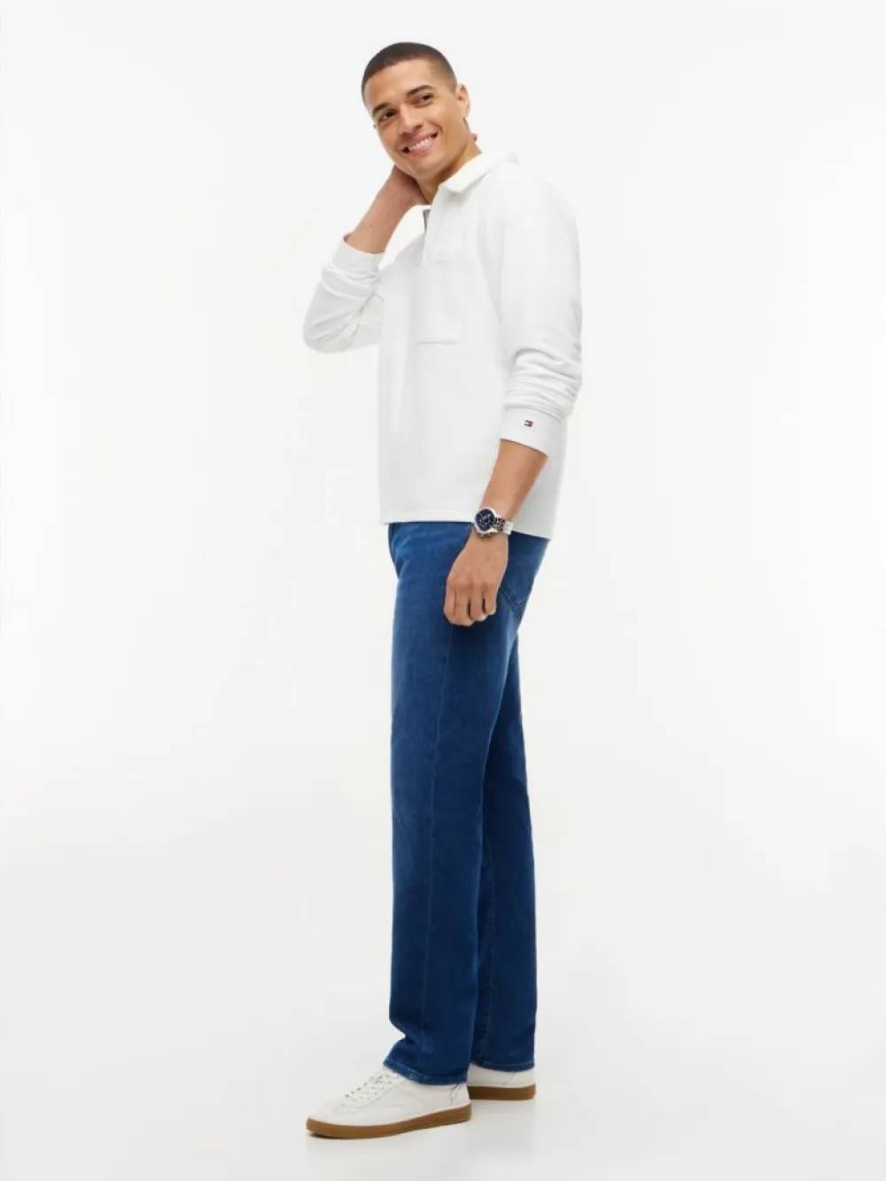 TOMMY HILFIGER - Slim Straight Denton Lux Blue