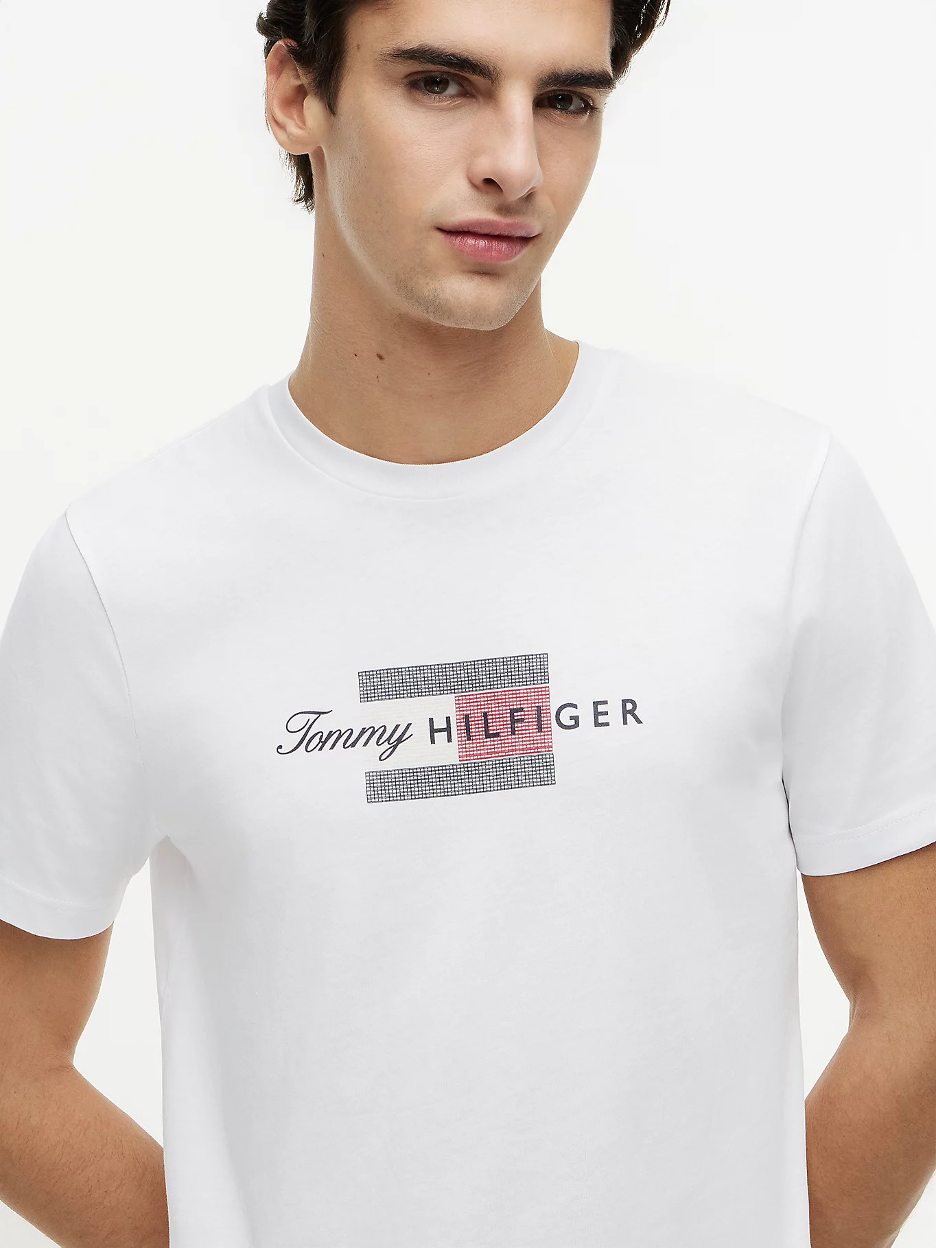 TOMMY HILFIGER - Script Flag Regular Tee
