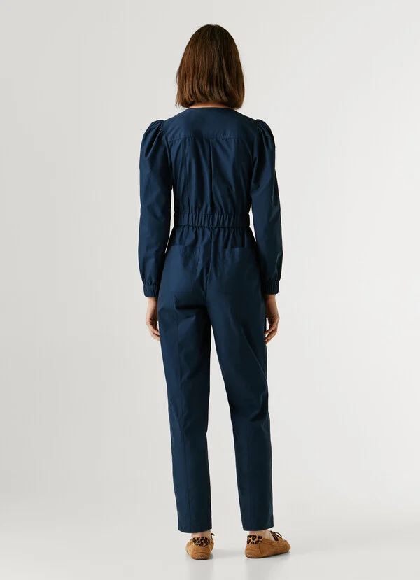 PEPE JEANS - V-Neck Maxi Jumpsuit