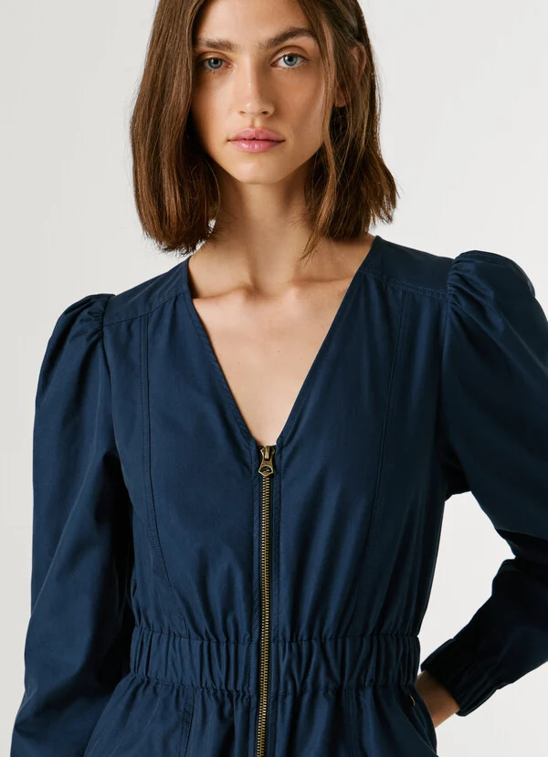 PEPE JEANS - V-Neck Maxi Jumpsuit