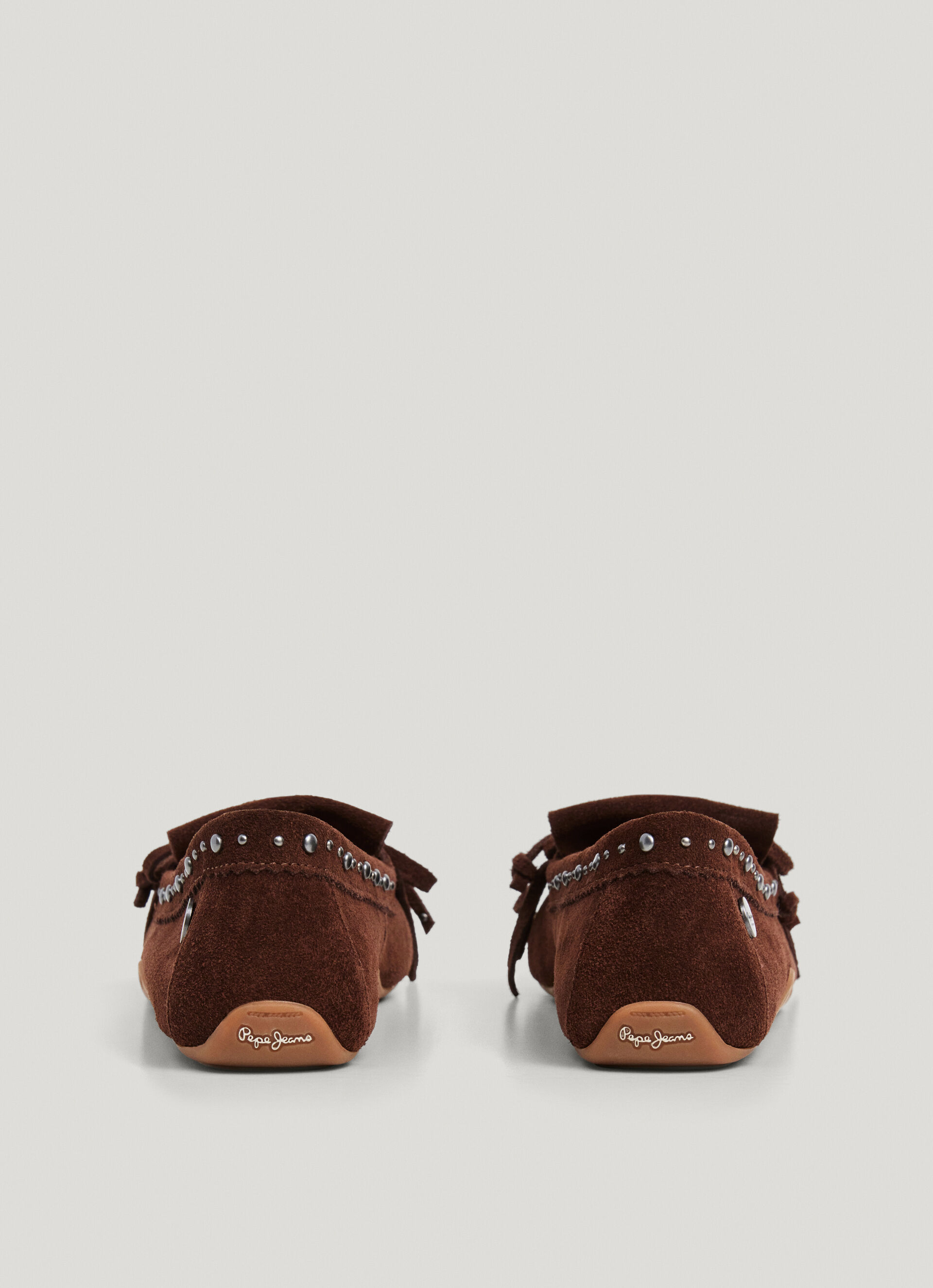PEPE JEANS - Noa Fringes Suede Loafers