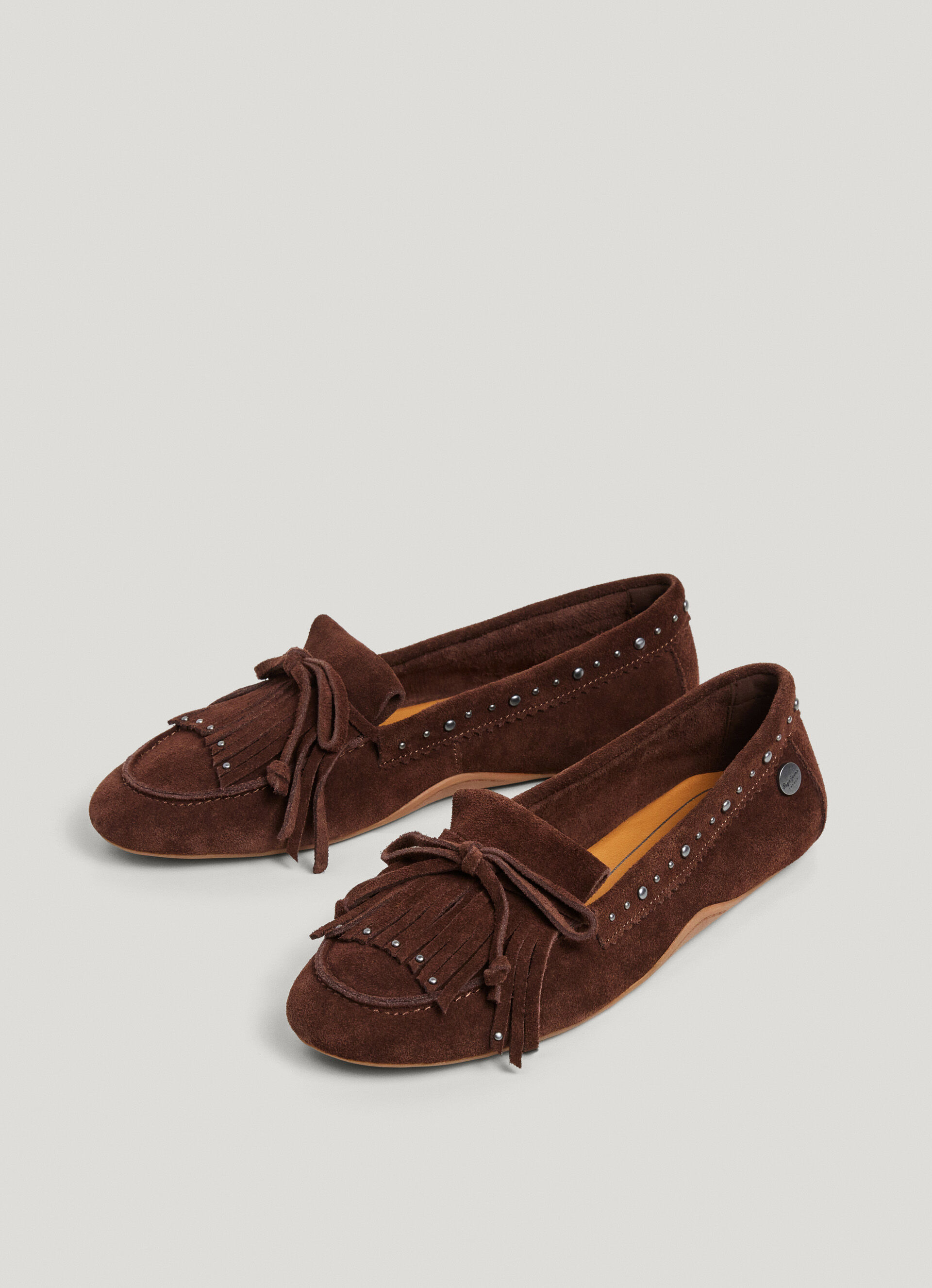 PEPE JEANS - Noa Fringes Suede Loafers
