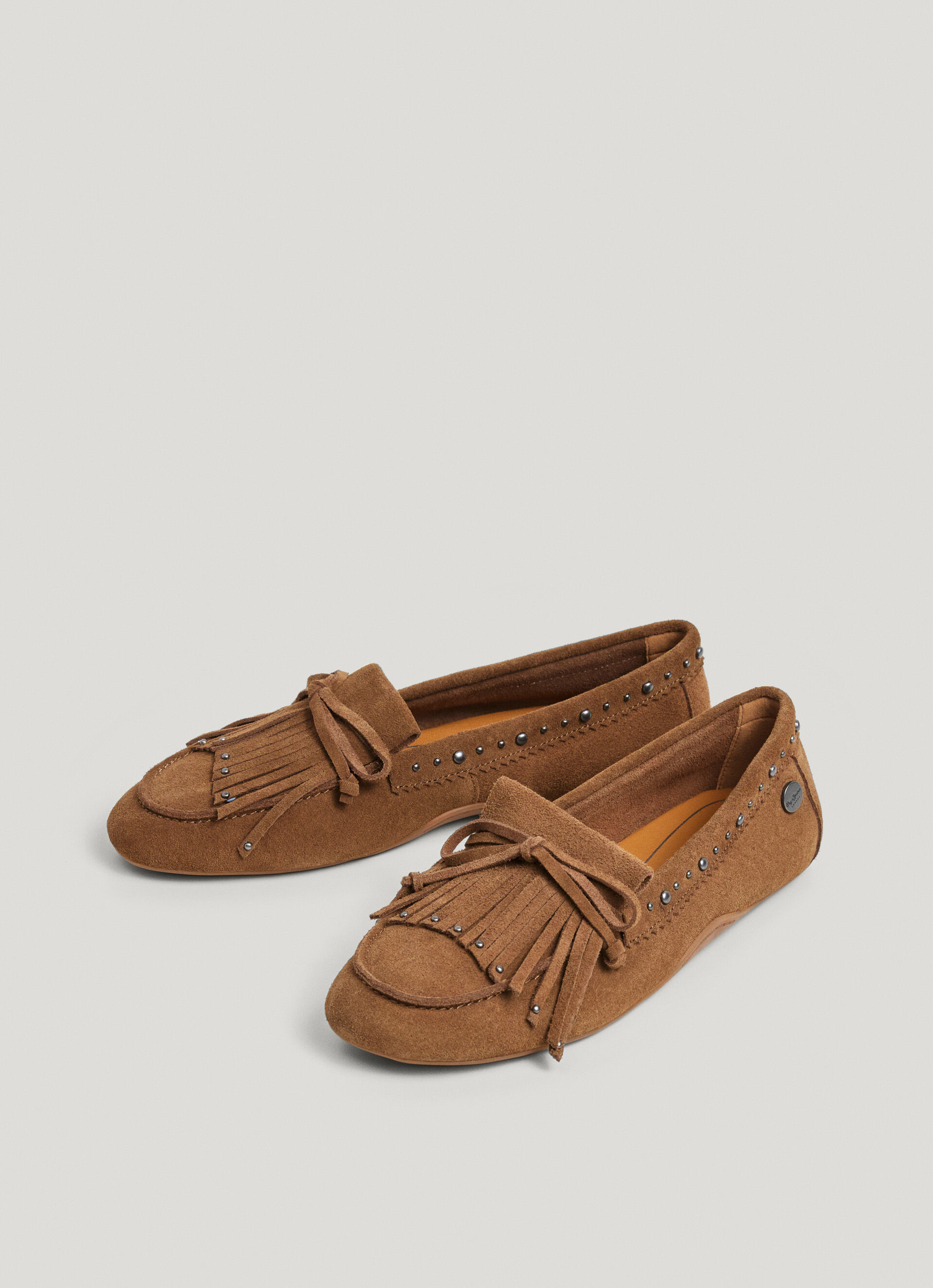 PEPE JEANS - Noa Fringes Suede Loafers