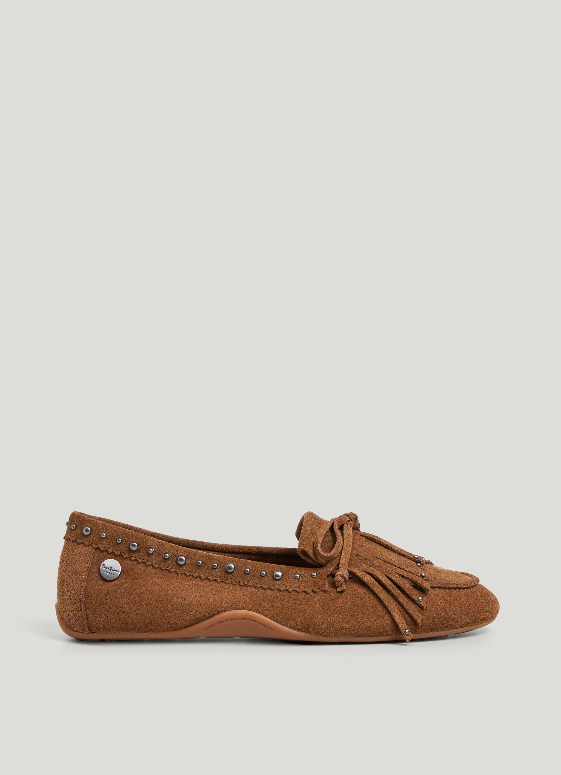 PEPE JEANS - Noa Fringes Suede Loafers