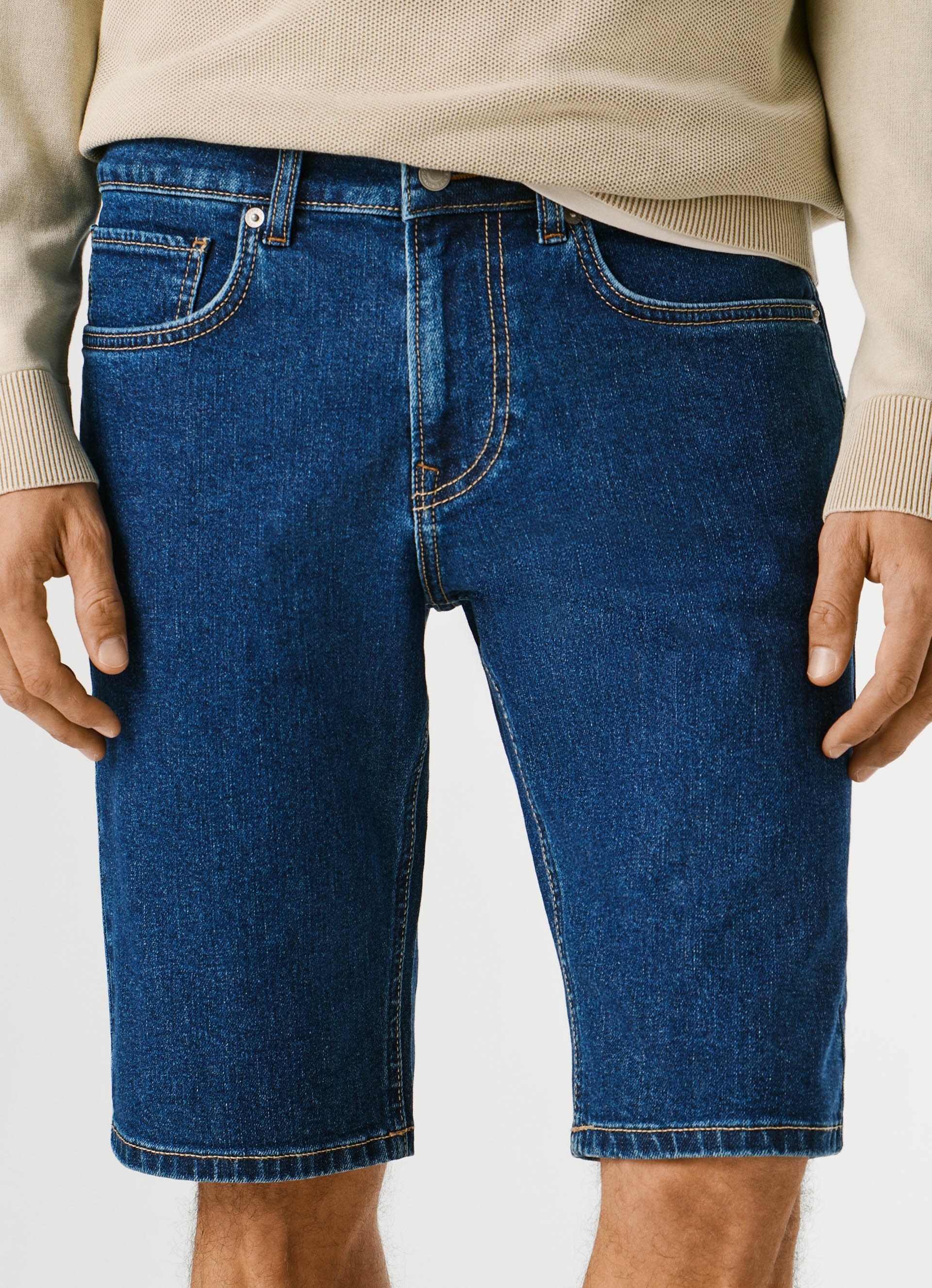 PEPE JEANS - Straight Fit Denim Shorts