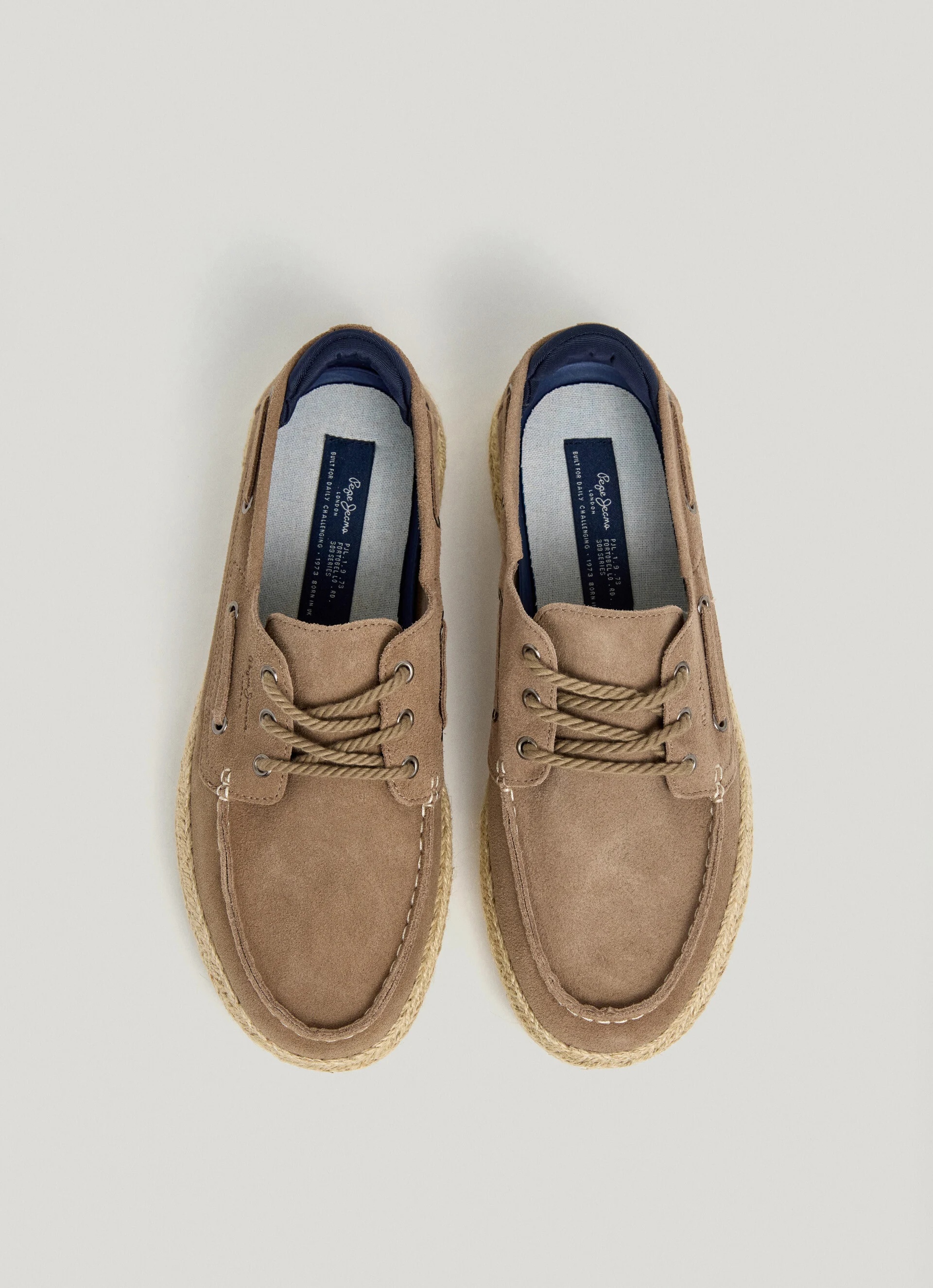 PEPE JEANS - Suede Boat Shoes