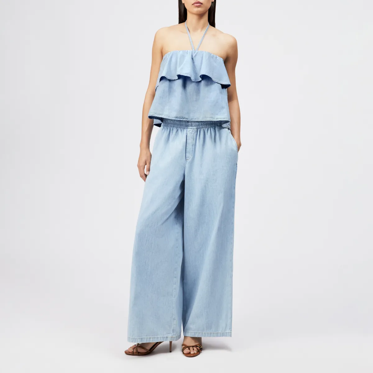 DRYKORN - Denim Cropped Bandeau