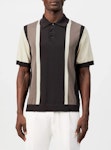 Pure Cotton Block Stripe Polo Shirt