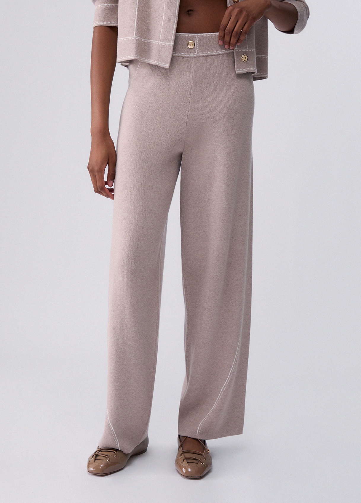 LIU JO - Trousers With Contrast Stitching