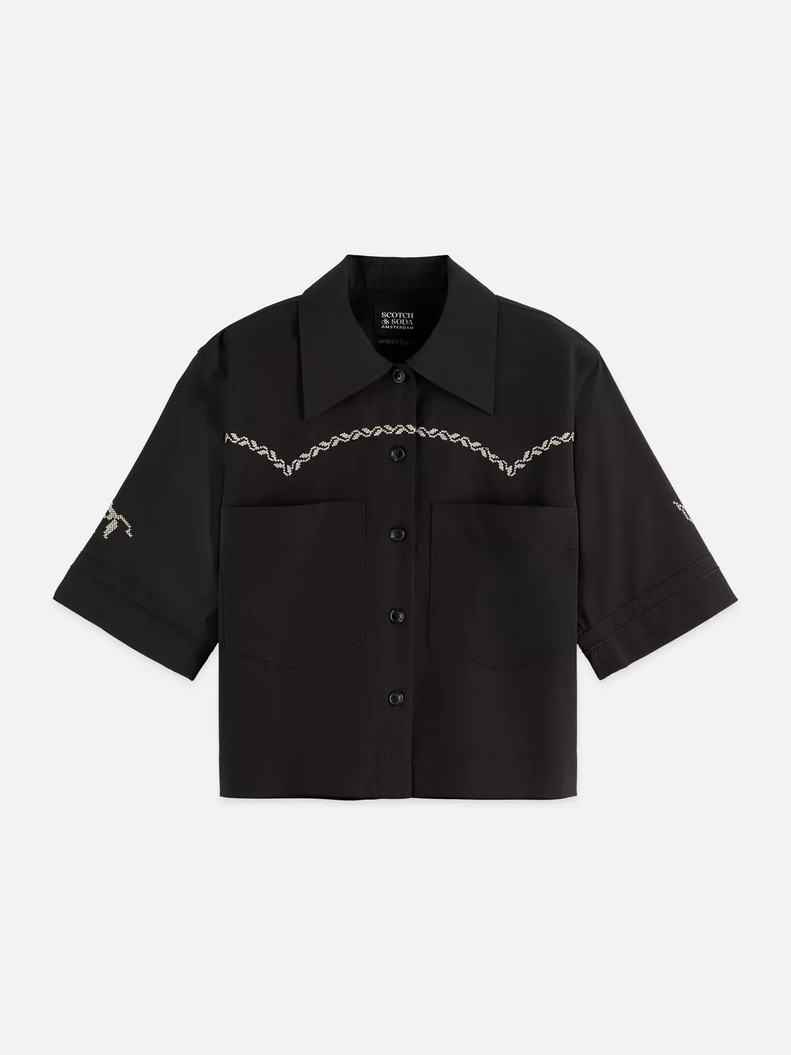 SCOTCH & SODA - Boxy Fit Short Sleeved Shirt