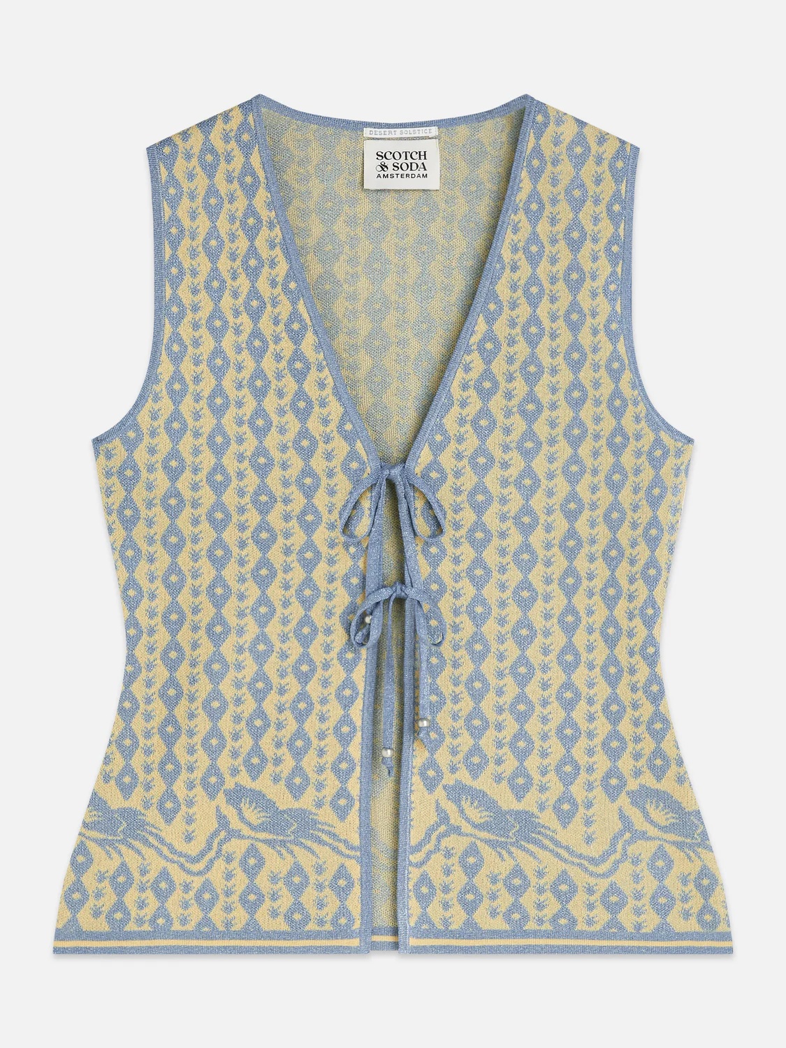 SCOTCH & SODA - Jacquard Knitted Vest