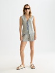 Jacquard Knitted Vest
