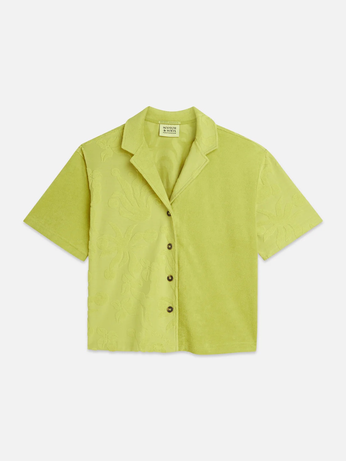SCOTCH & SODA - Towelling Shortsleeved Shirt