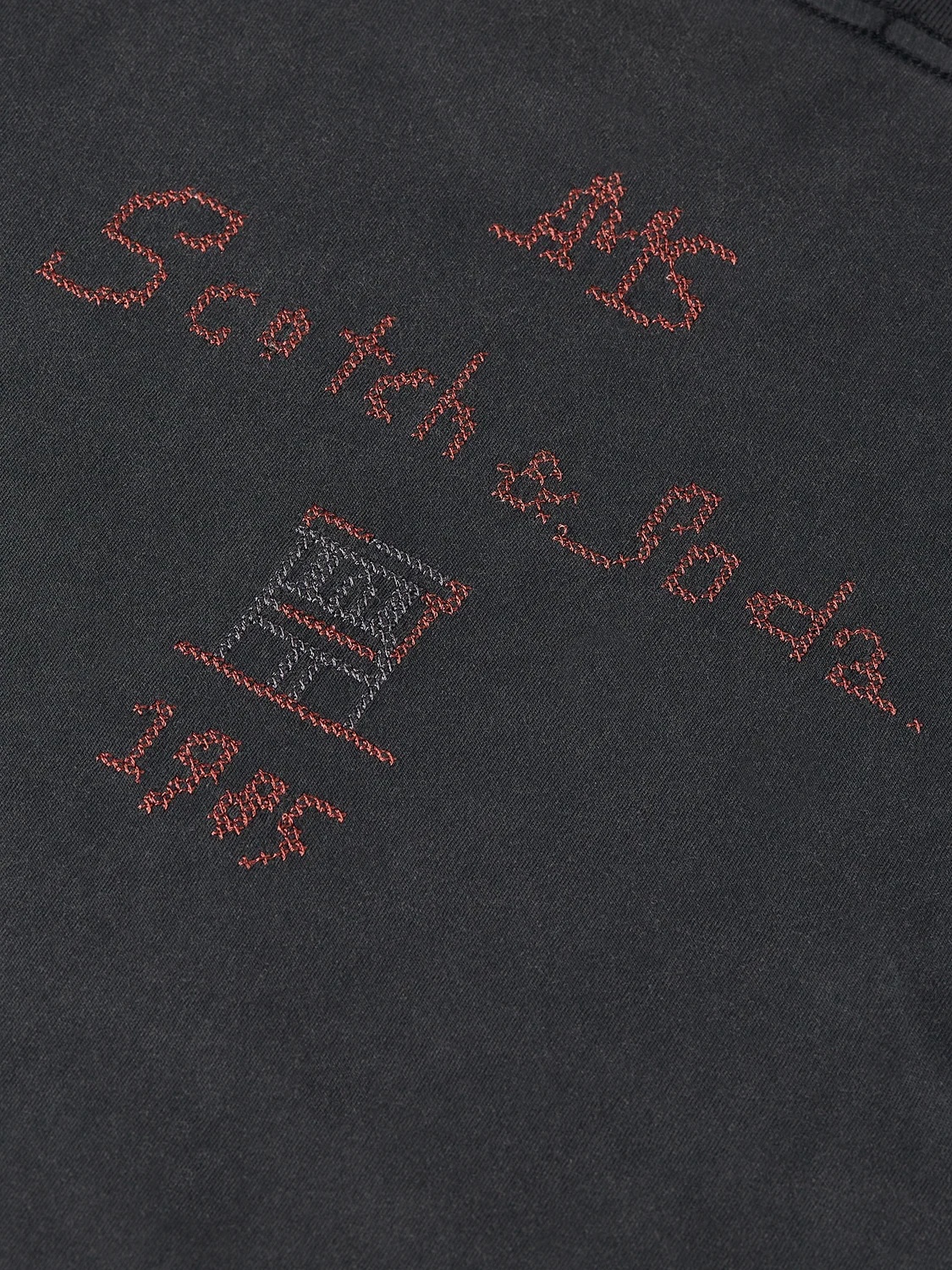 SCOTCH & SODA - Embroidered Washed Loose T-Shirt