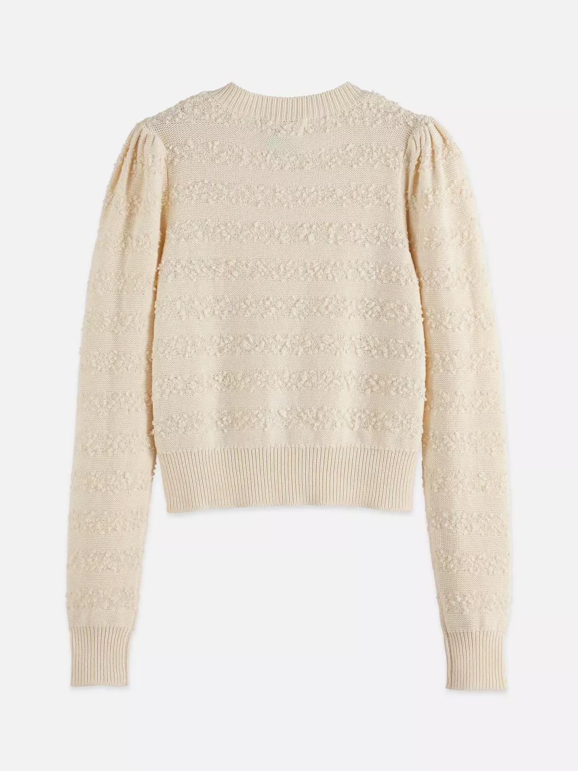 SCOTCH & SODA - Stripe Crew Neck Cardigan