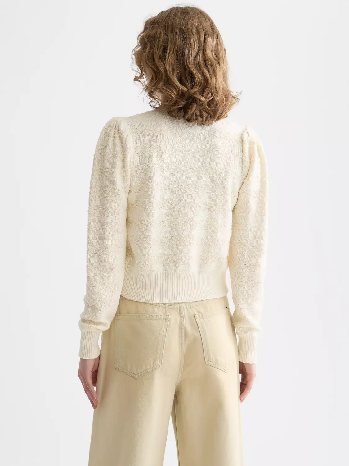 SCOTCH & SODA - Stripe Crew Neck Cardigan